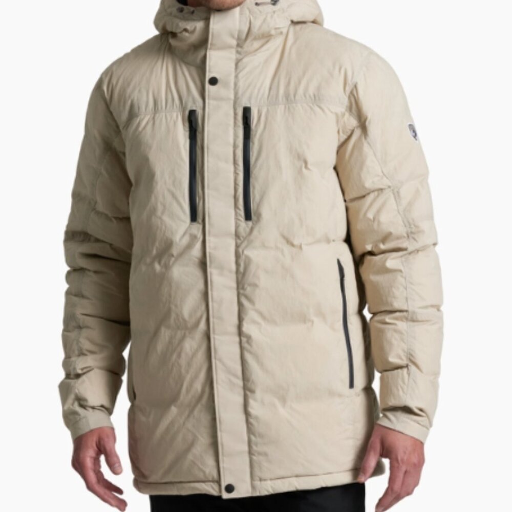 KÜHL Wyldefire Parka, Men’s Small, NWOT, Chalk/Cream